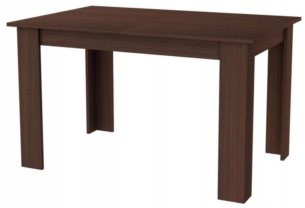 CASARREDO Jedálenský stôl rozkladacia MANGA 120(170)x80 wenge